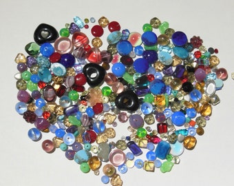 Beads, Pendants, Chatons, Flat Back Mix