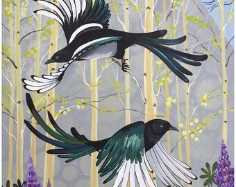 Magpie Print