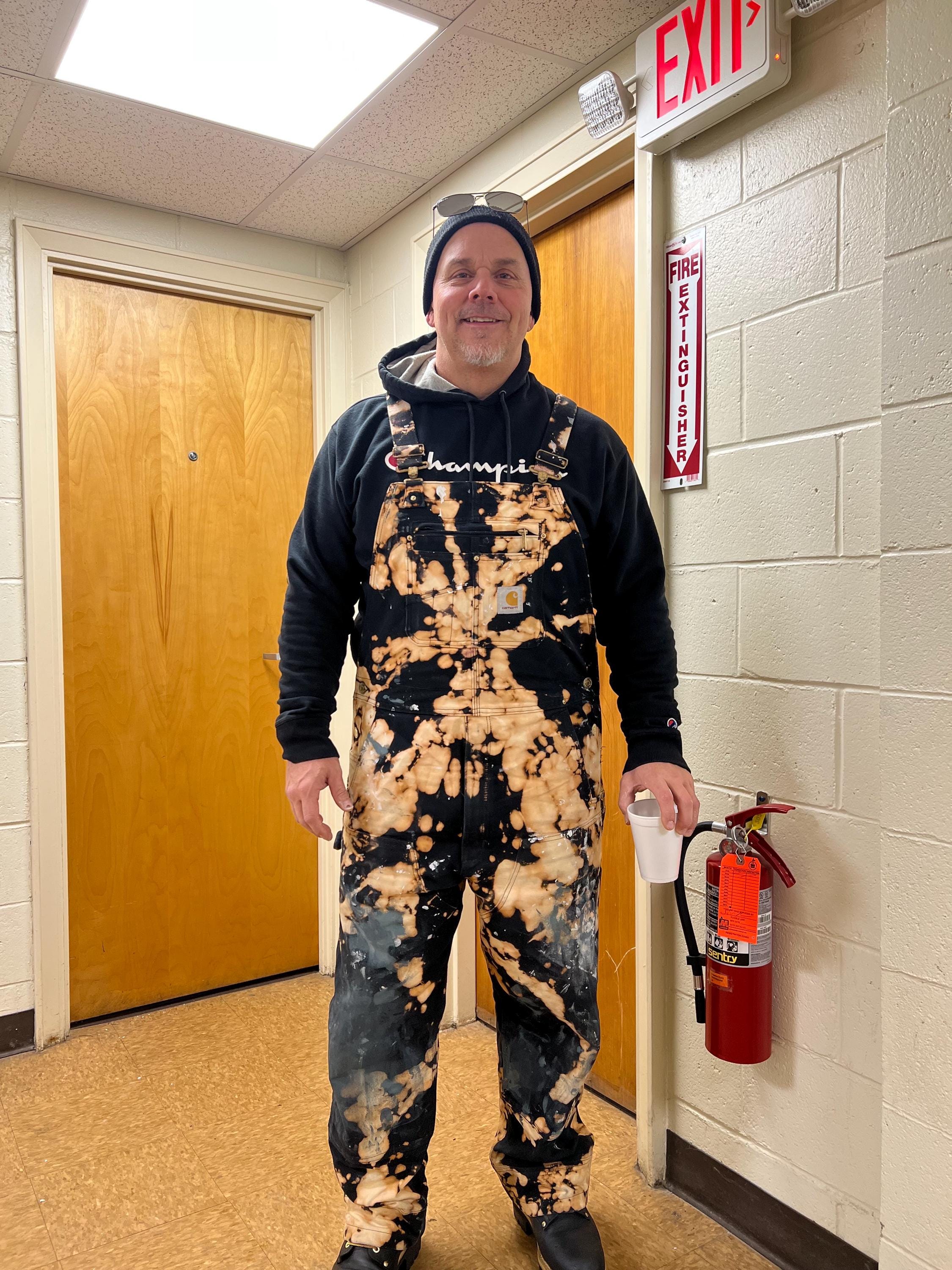 Bleach Tie Dye Overalls - Etsy