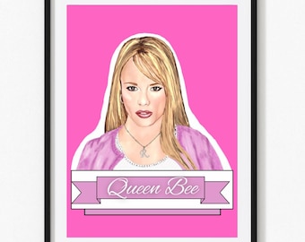 Lámina/Póster de Regina George, "Chicas pesadas": Retrato de la abeja reina (descarga digital)