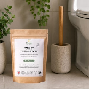 Natürliches WC-Reinigungspulver Loo, sauerstoffbasiertes Scheuerpulver mit Eukalyptus, 500 g, natürlicher Badreiniger