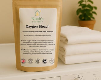 Pure Oxygen Bleach Powder Cleaner Laundry Stain Remover Sodium Percarbonate 750g