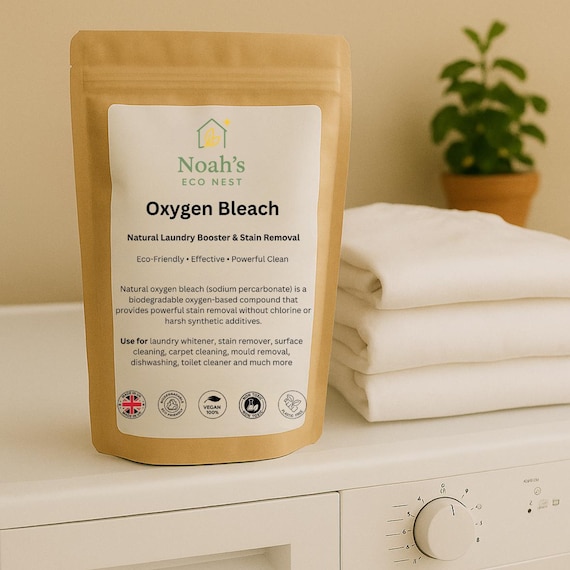 Pure Oxygen Bleach Powder Cleaner Laundry Stain Remover Sodium Percarbonate 750g