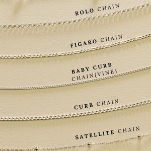 Collier chaîne en argent sterling • Chaînes délicates à superposer, fait main
