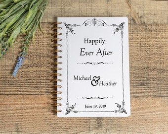 Rustic Wedding Guestbook, Customized Guest Book, Wood Wedding Guestbook, Advice Book, Romantic Wedding Guestbook, Vow Book, Anniversary Gift