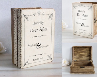 Personalized Card Box, Rustic Keepsake Box Wooden Chest Small Wedding Card Box Custom Аdvice box Memory box Воод Favors box Anniversary gift