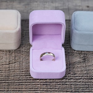 Luxury velvet wedding box, Wedding ring box, Velvet ring bearer boxes, Ring holders, Velvet Box, Engagement box, Proposal Ring Box