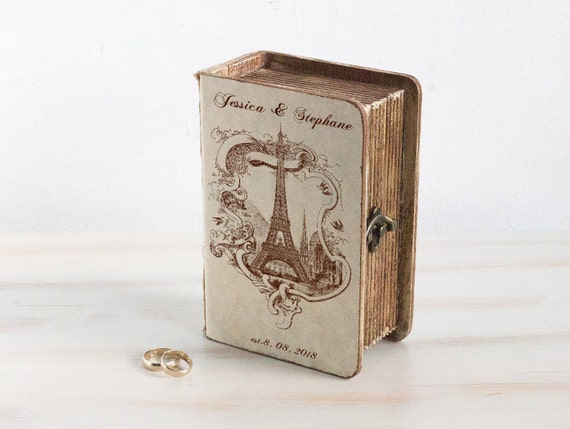 Pretty France Paris Eiffel Tower Decorative Ceramic Jewelry And Ring H–  Ebros Gift