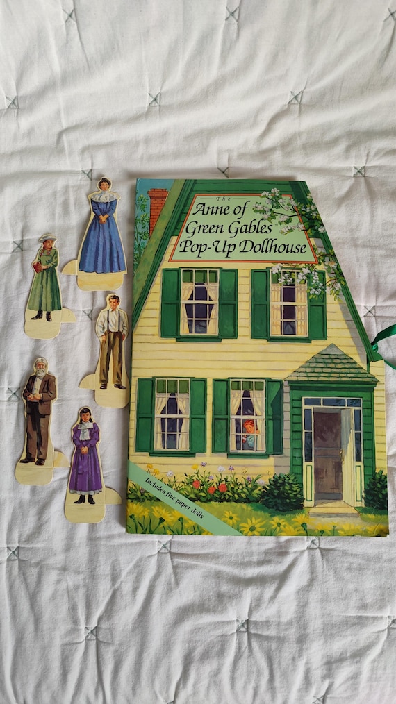 Vintage Anne of Green Gables Pop-up Dollhouse – With Paper Dolls