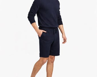 Men’s Cashmere Blend Sweat Shorts | Soft Premium Lounge Shorts | Comfortable Casual Wear