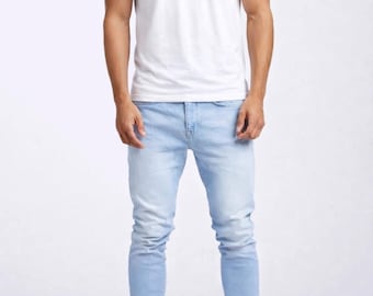 Men's Cotton Spandex T-Shirt | Soft Stretch Fit, Everyday Tee