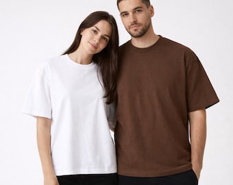 Unisex Oversized Cotton Blend T-Shirt – Relaxed Fit