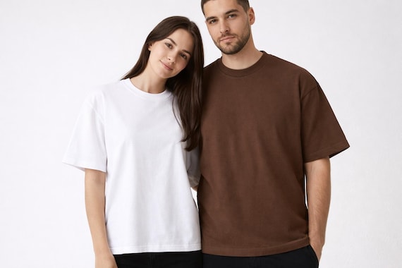 Unisex Oversized Cotton Blend T-Shirt – Relaxed Fit