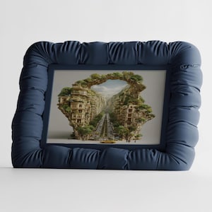 Marco de fotos ecológico impreso en 3D: diseño minimalista de PLA