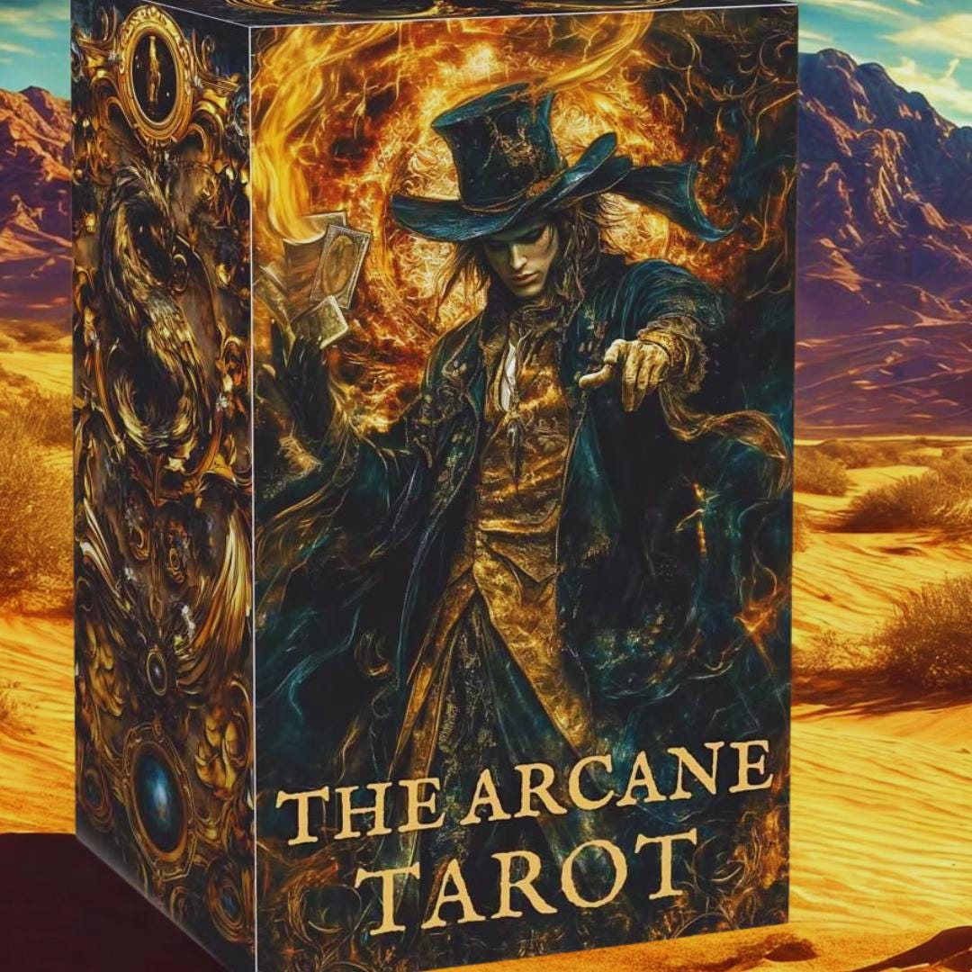 The Arcane Tarot Deck – 78-card Mystical Divination Set - Etsy