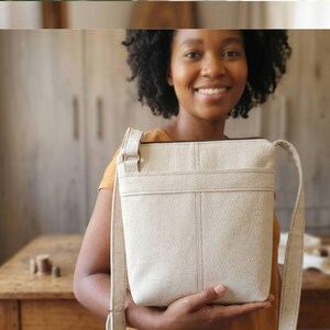 Crossbody Bag Sewing Pattern PDF | Zipper Bag Tutorial, Scrap Fabric Bag, Patchwork Purse DIY, Adjustable Strap, Instant Download