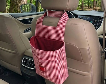 Car Seat Organizer Sewing Pattern | Hanging Storage Bag (PDF Download)