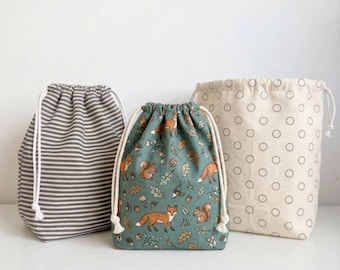 Versa Drawstring Liner Sewing Pattern | Project Bag Tote Insert Tutorial (PDF Pattern)