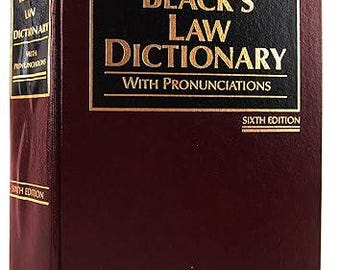Blacks Law Dictionary, 6e editie