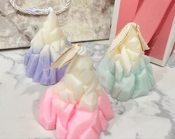 Handmade Iceberg Candle – Natural Plant Wax | Essential Oil Aroma | Gift Box Included