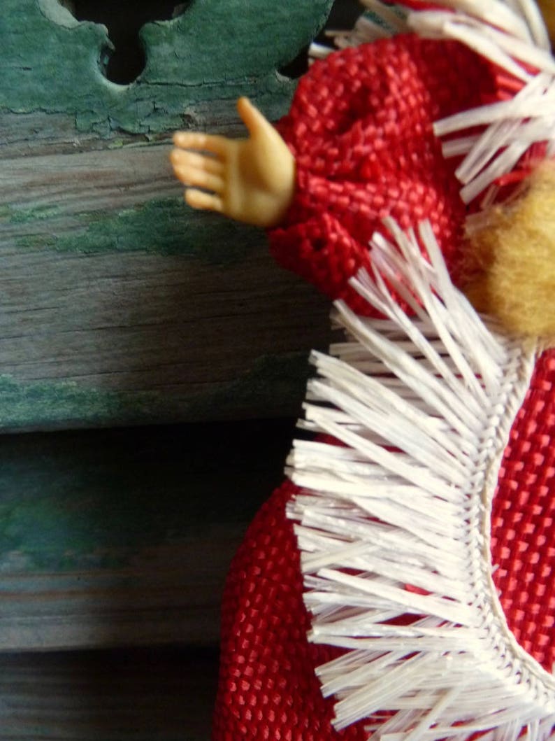Firenze Sweet Vintage Doll Purse Hanging Doll Bag Child/'s Purse Italian Lady Purse Florence Souvenir Potpourri Hanging Trinket Pouch