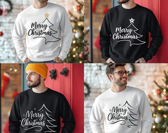 Christmas Tree PNG Bundle, Minimalist Typography (Digital Download)