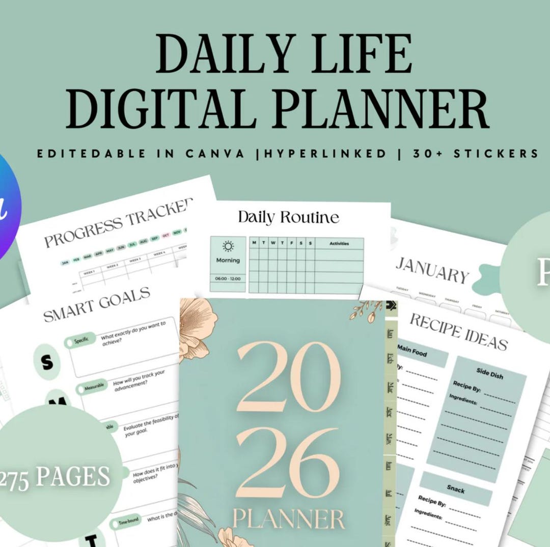 2026 Digital Planner Bundle - Etsy