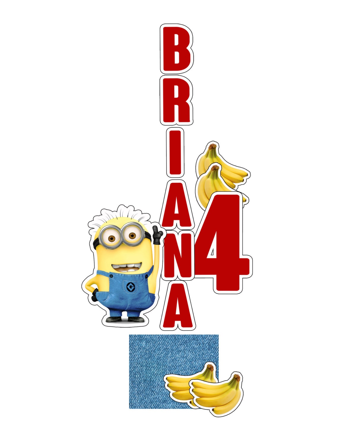Minion Printable Centerpiece - Etsy