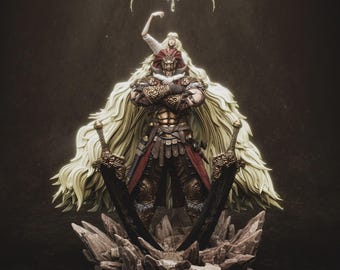 Archivo STL del modelo de impresión 3D de Radahn Elden Ring: Coleccionable de videojuegos (descarga digital)