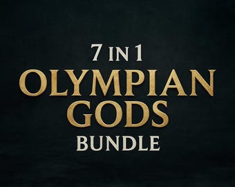 Modelo de impresión 3D de los Dioses Olímpicos: Paquete de archivos STL mitológicos (más de 50 GB)