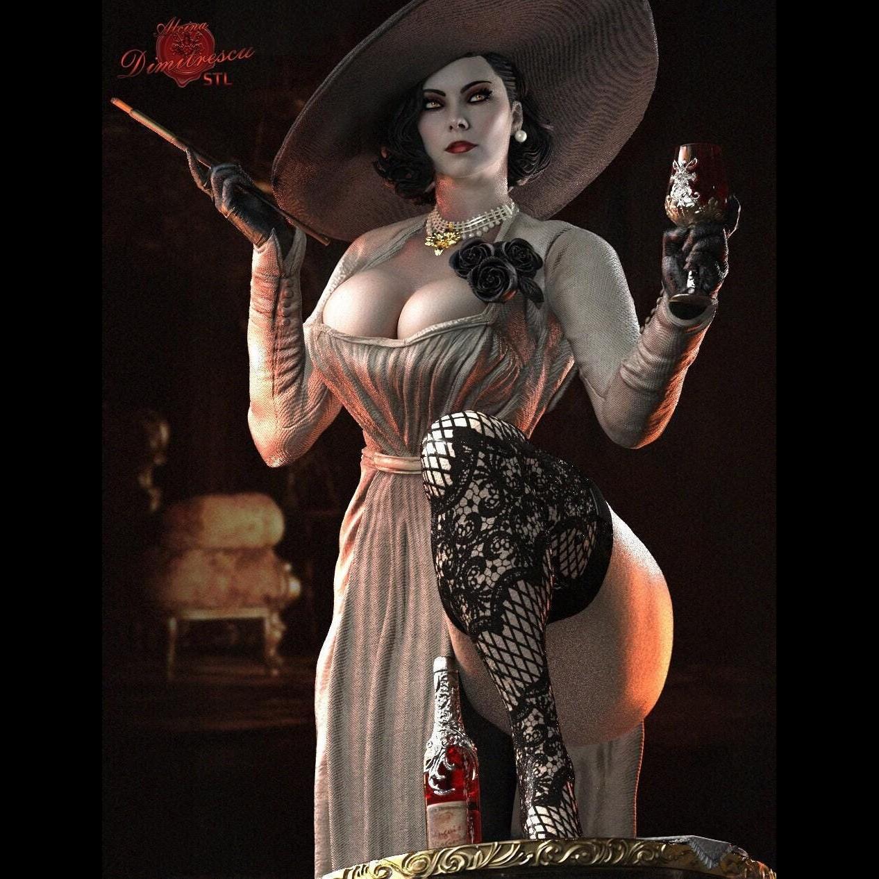 lady dimitrescu sex toy Lady Dimitrescu Sex Doll Cosplay main image 1