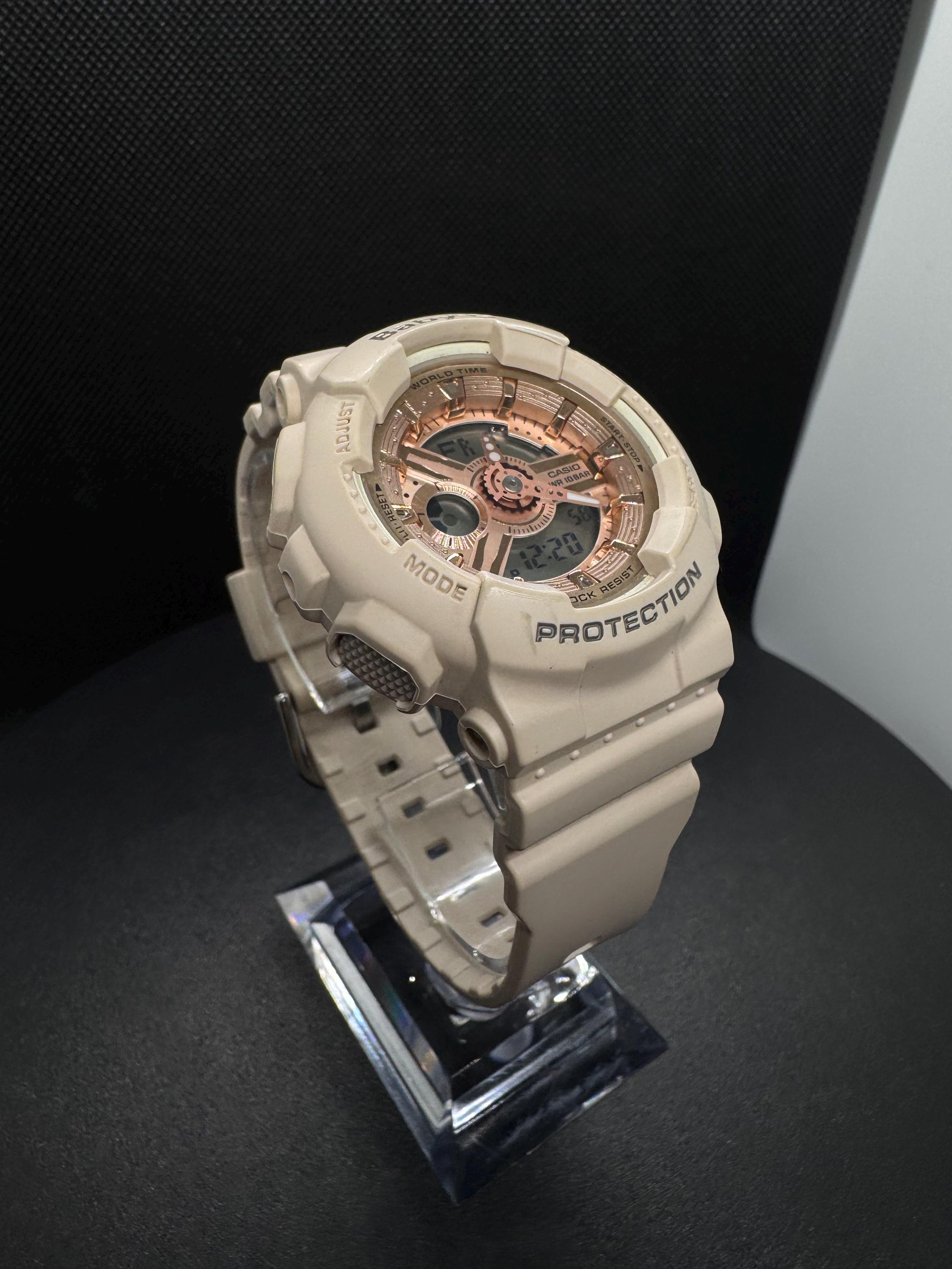 Casio Baby-G Womens Beige Watch BLX-102 Amazon.com: Casio 2018 BG-169G-7BCR Watch Watch Baby-G Whale  main image 4