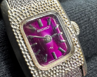 Vintage 70s Seiko Ladies  Mechanical Watch