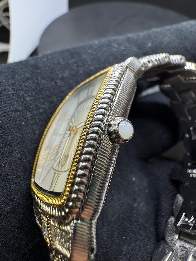 Judith Ripka Two Tone Swiss Movement Watch image 3