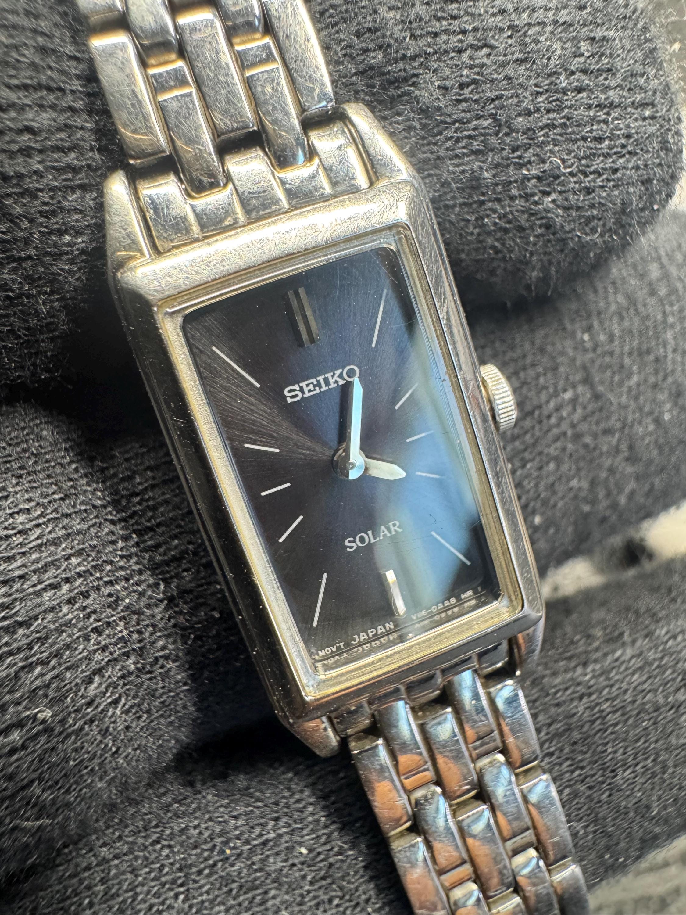 Vintage Solar Seiko Women - Etsy