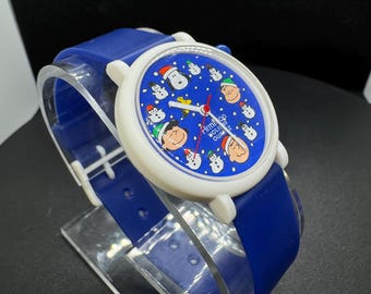 90s Peanuts Holiday Armitron Quartz Watch