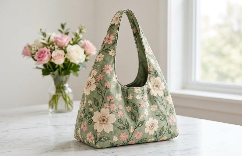Professional Handbag Pattern Hobo Bag Sewing Pattern PDF, 5 Sizes XS to XL, Easy Lined Shoulder Bag ...