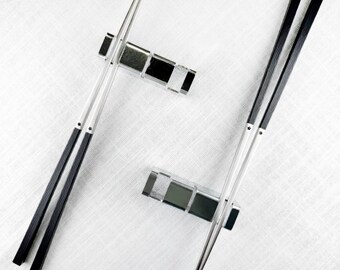 Stainless Steel Chopsticks and Rest Set of 4 – Reusable, Non-Toxic Gift Set