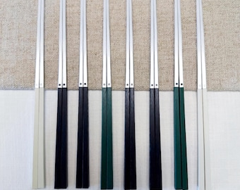 Stainless Steel Chopsticks 6 Pairs – Restaurant Grade, Non-Toxic, Reusable