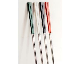 Custom Engraved Chopsticks Set of 12 | Personalized Wedding Favors | 316 Steel