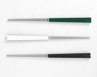 Non-Toxic Stainless Steel Chopsticks Set of 4 Pairs – Medical Grade, Eco Friendly, Reusable