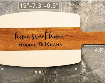 Tagliere per formaggi in marmo di acacia, regalo per la casa nuova, regalo per la chiusura di una compravendita immobiliare, tagliere per salumi e formaggi, regalo per lei, regalo per la mamma, regalo per la festa della mamma