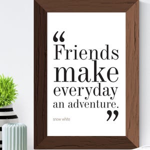 Disney Snow White Movie Quote. FREE DELIVERY.