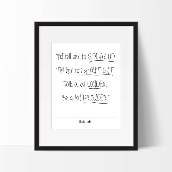 Little Mix Little Me Lyrics Typography Print 8x10 On Etsy Little Mix Little Me Lyrics Typography Print 8x10 On Etsy