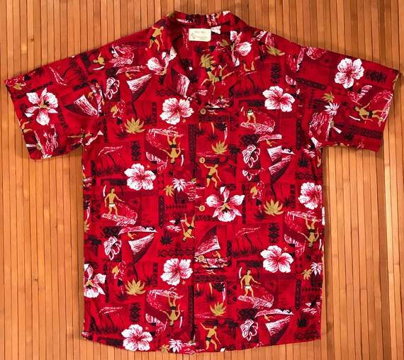 Men's Vintage 50's Royal Hawaiian Kane Aloha Shirt