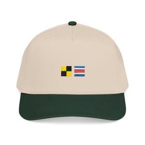 Lowcountry, South Carolina Hat—Embroidered LC Nautical Flags on Baseball Cap