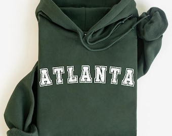 Atlanta Sweatshirt | ATL Gameday Crewneck | Atlanta Pride Pullover | Georgia City Graphic Sweatshirt