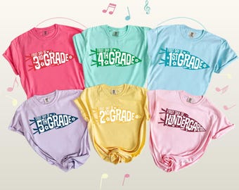 Comfort Colors  Back to School Shirt, Grade Level Team Tees, Teacher Gift, First Second Third Fourth Fifth Grade