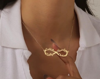 Collar con nombre de infinito