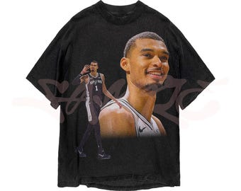 Victor Wembanyama San Antonio Spurs Basketball PNG Design